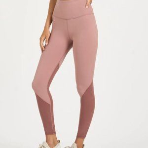 Vuori Light Terracotta Colorblock Studio Legging, Size Medium